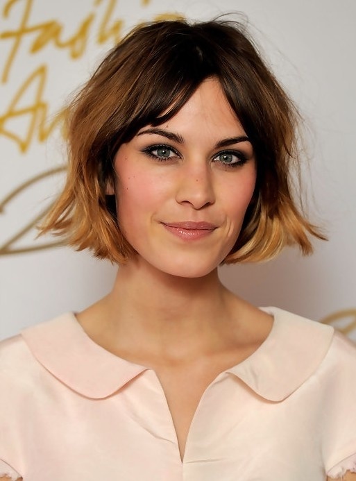 Alexa Chung's Funky Short Cropped Bob