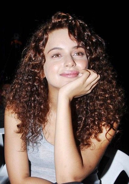 Kangana Ranaut's Eclectic Corkscrew Curly Hairstyle