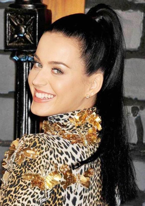 Katy Perry's Polished High Ponytail At The 2013 Video Music Awards