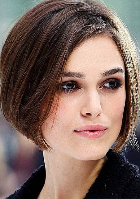 Keira Knightley Above The Chin Trendy Bob Hairstyle