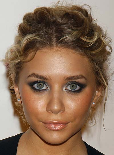 Ashley Olsen Curly Updo Prom Party Formal Evening Summer
