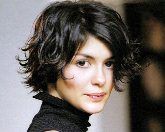 Audrey Tautou's Brunette Hair In Short Flipped Out Playful Hairstyle