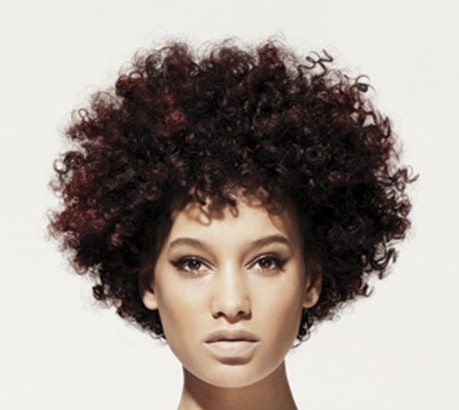 Flirty Black Very Curly Hair In Trendy Afro Hairstyle