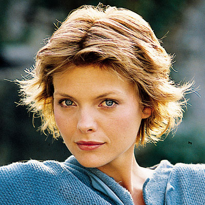 Michelle Pfeiffer's Blonde Hair In Short Cropped Choppy Hairstyle